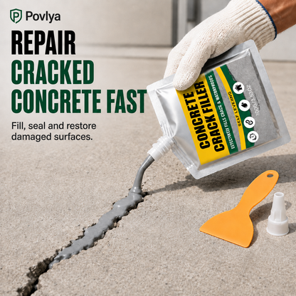 Repair cracked concrete fast