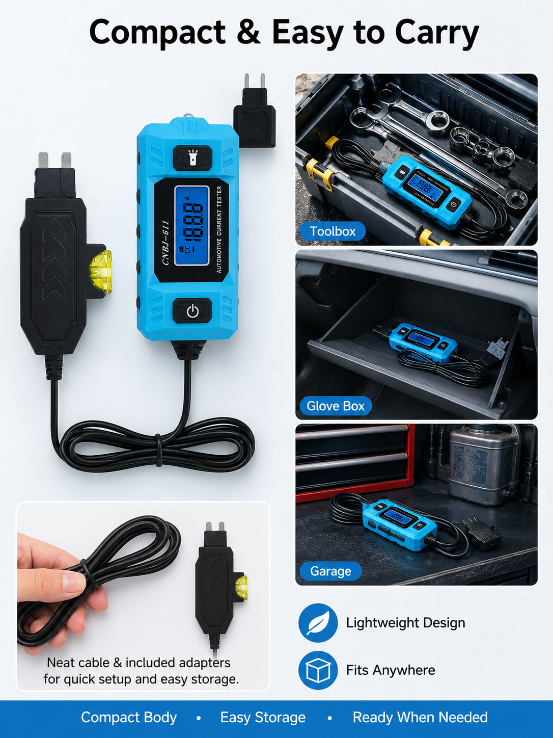 🔧 Garage Essential ✨ Car Circuit Probe Tester — 48V Automotive Voltage & Fuse Tester