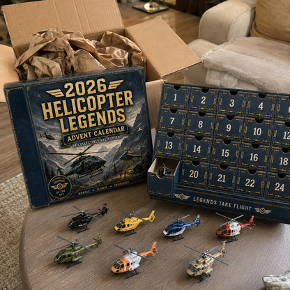 2026 Helicopter Legends Advent Calendar – 24 Days of Collectible Helicopter Surprises