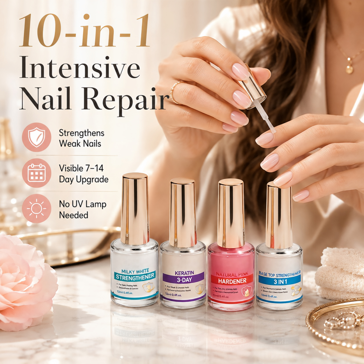 💅 10-in-1 Intensive Nail Repair & Strengthener Treatment