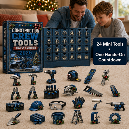 Construction Crew Tools Advent Calendar 2026 - 24-Day Festive Countdown