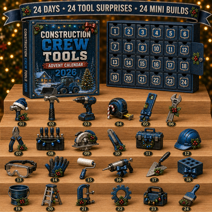 Construction Crew Tools Advent Calendar 2026 - 24-Day Festive Countdown