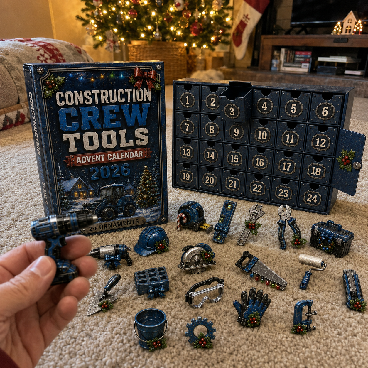 Construction Crew Tools Advent Calendar 2026 - 24-Day Festive Countdown