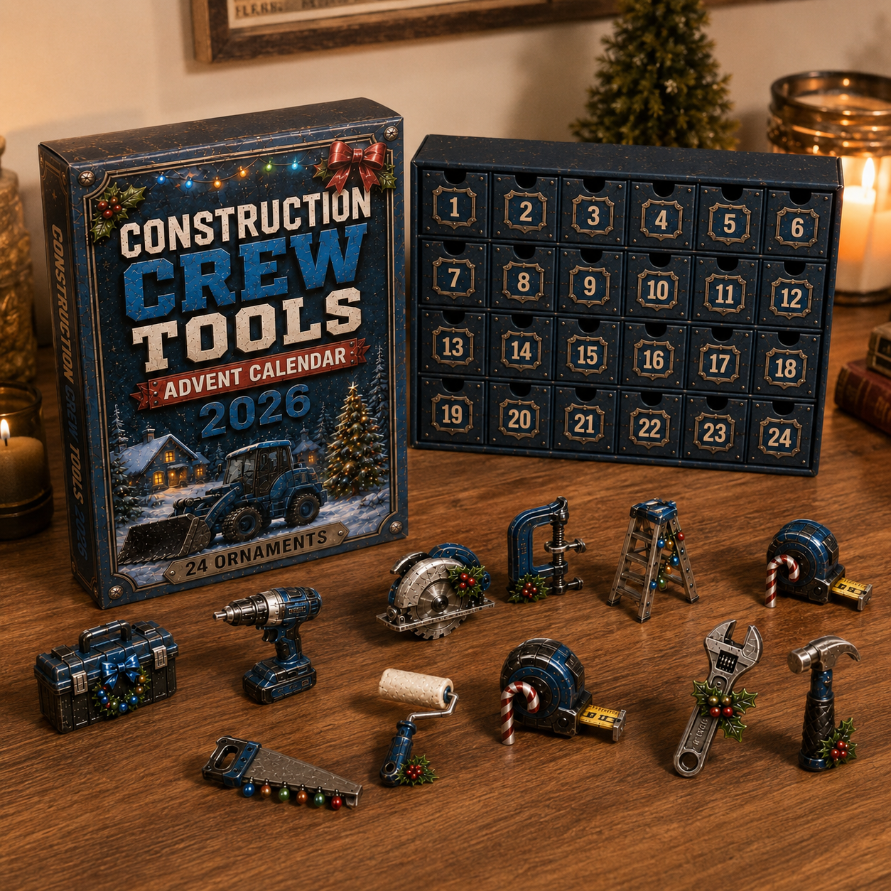 Construction Crew Tools Advent Calendar 2026 - 24-Day Festive Countdown