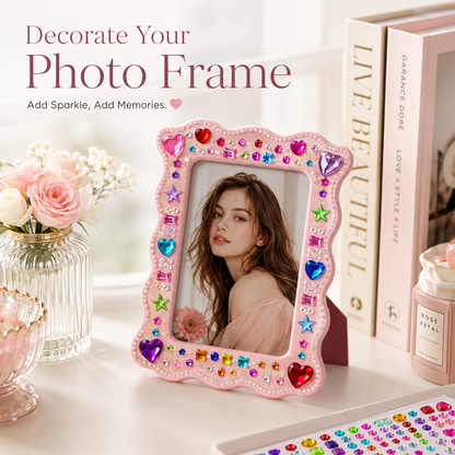 ✨ 3500Pcs Self-Adhesive Rhinestone Sticker Kit – 12 Sheets 3D Gem & Pearl Craft Stickers 💎