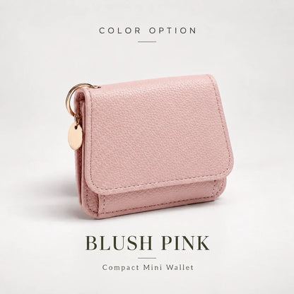 ✨Compact PU Leather Card Wallet with ID Window & Coin Pocket