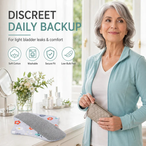 6/12PCS Reusable Graphene Incontinence Pad – Bladder Leak-Proof