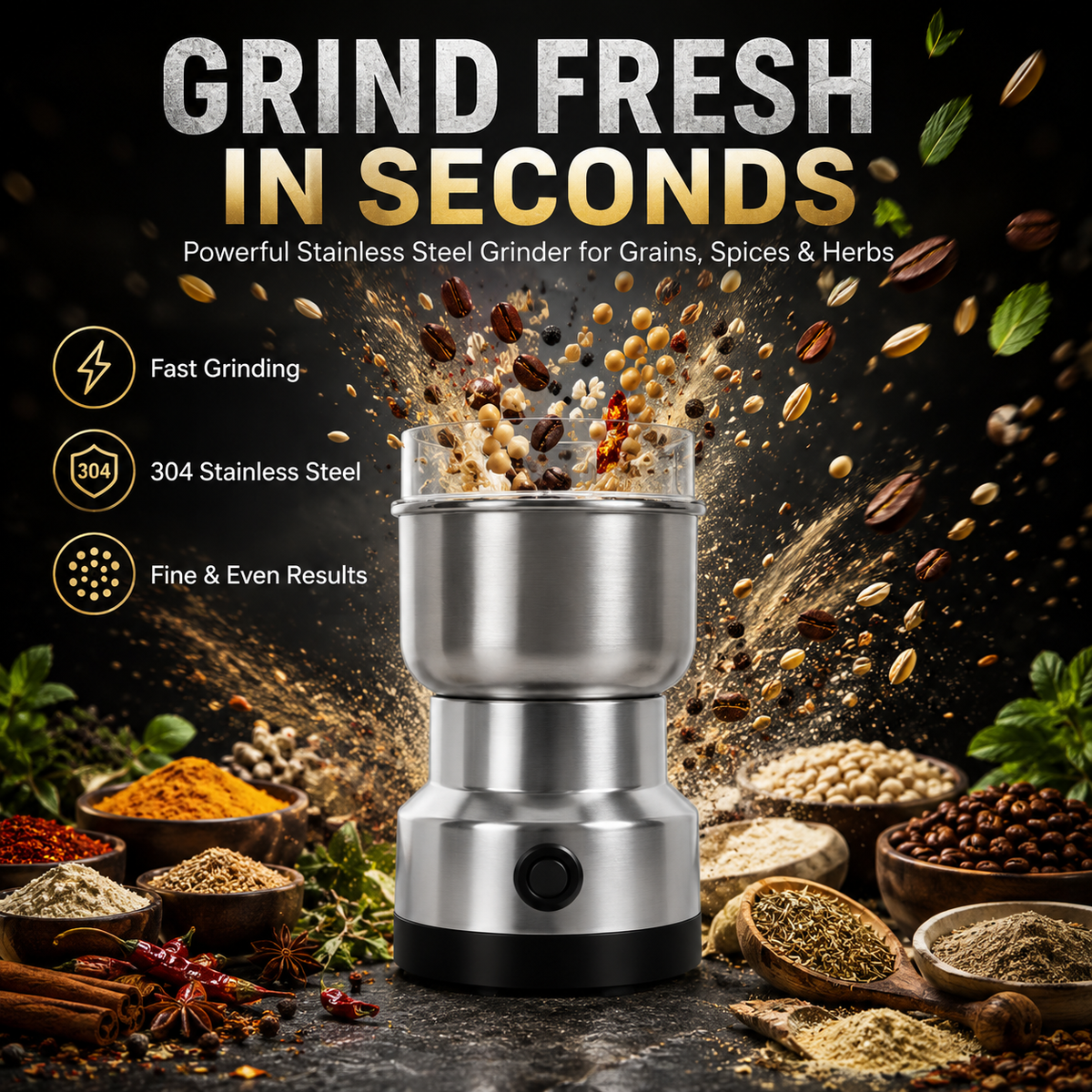 🥣Multifunctional Whole-Grain Grinder