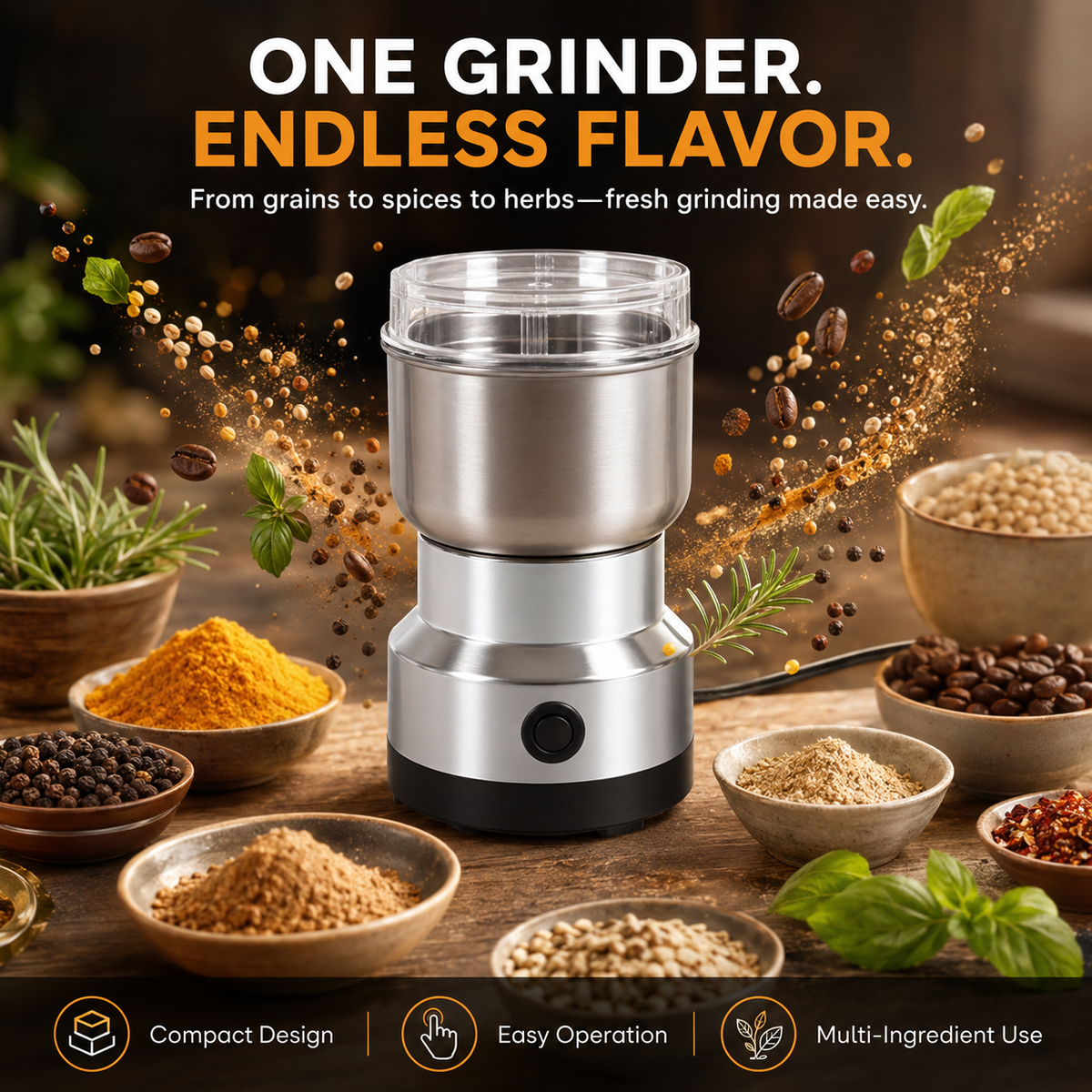 🥣Multifunctional Whole-Grain Grinder