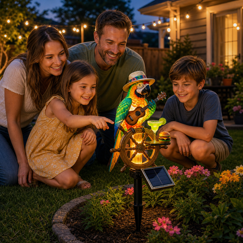 🔥Last Day 49% OFF🔥-🌴Powered Parrot Garden Light