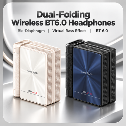 🔥Monster Ear Buds  - Headphones Bluetooth with Dual-Fold Design