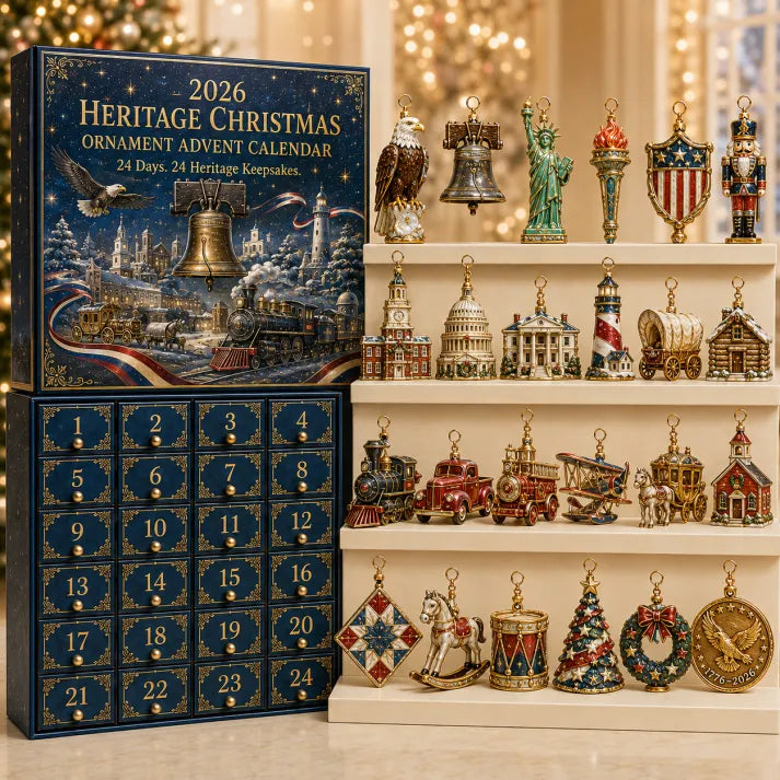 BUY MORE SAVE MORE --🔥America 250th Anniversary Heritage Christmas Advent Calendar