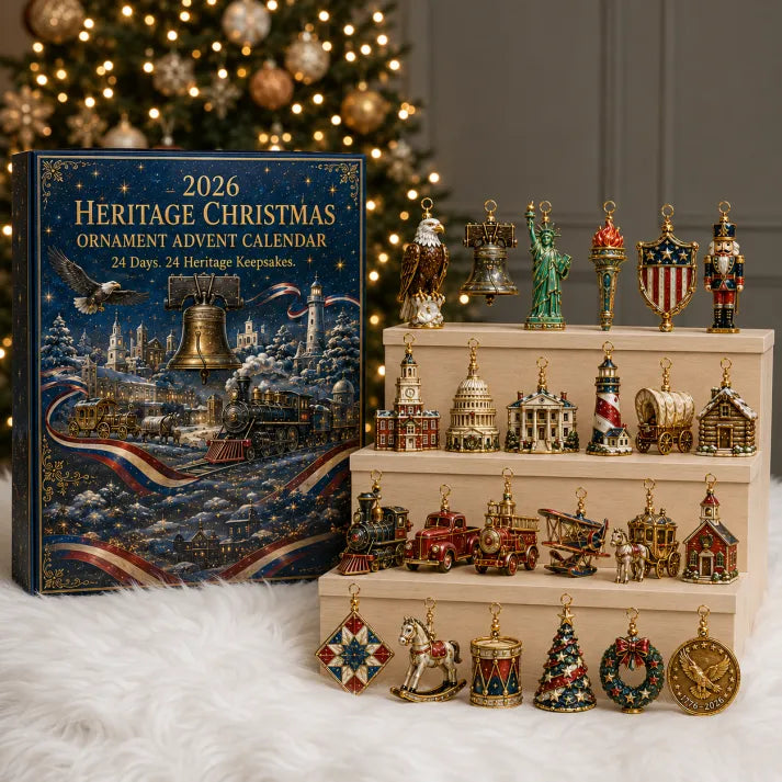 BUY MORE SAVE MORE --🔥America 250th Anniversary Heritage Christmas Advent Calendar