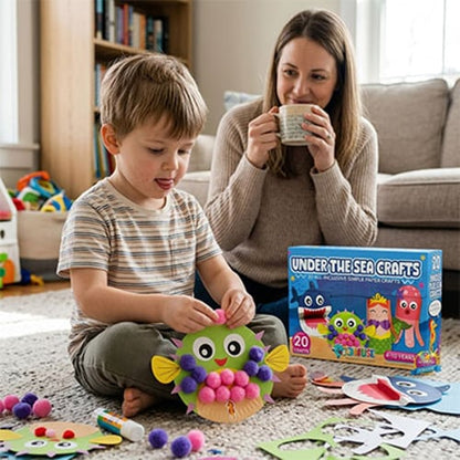 🎁80K+ SOLD!🎁Children's Educational Toy Material Kit.The Zero-Prep Craft Kit That’s Saving Parents’ Sanity (And Kids Love It Too!)