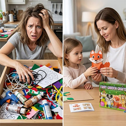 🎁80K+ SOLD!🎁Children's Educational Toy Material Kit.The Zero-Prep Craft Kit That’s Saving Parents’ Sanity (And Kids Love It Too!)