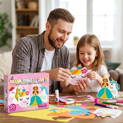 🎁80K+ SOLD!🎁Children's Educational Toy Material Kit.The Zero-Prep Craft Kit That’s Saving Parents’ Sanity (And Kids Love It Too!)