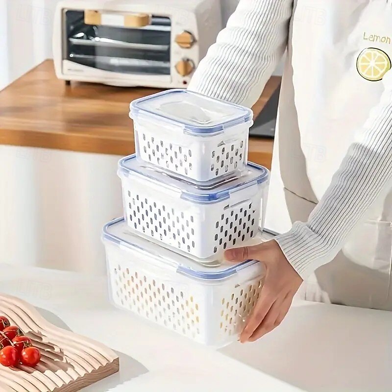 4-in-1 Produce Storage Containers