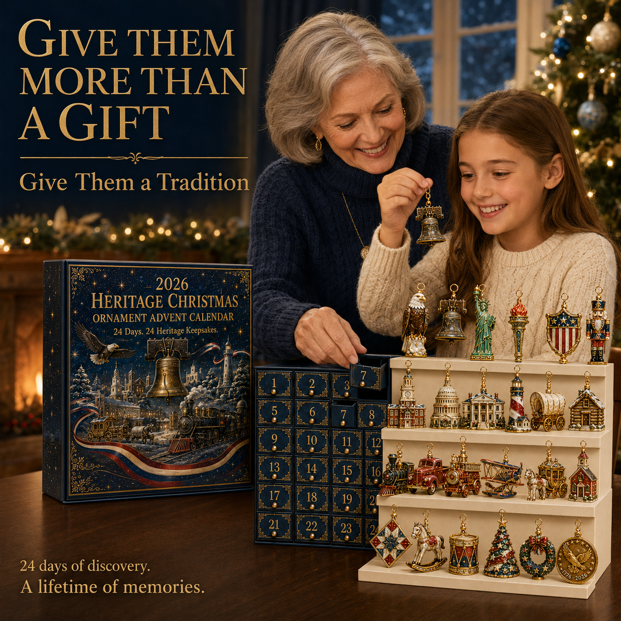 🔥America 250th Anniversary Heritage Christmas Advent Calendar