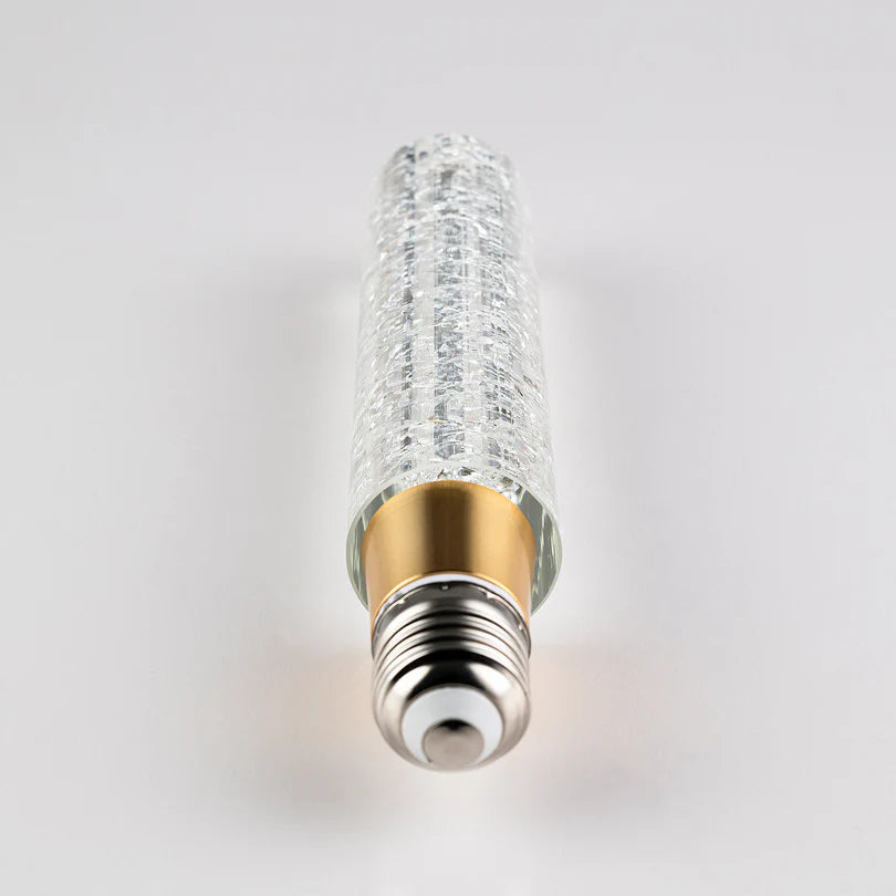 💡Cracked Crystal Tubular LED Filament Edison Light Bulb