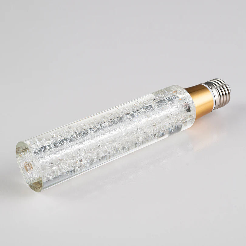💡Cracked Crystal Tubular LED Filament Edison Light Bulb