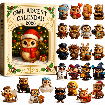 Owl Advent Calendar 2026 🎁 24 Gifts Inside!