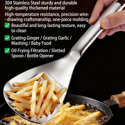 5-in-1 Stainless Steel Cooking Spoon | Your All-in-One Kitchen Helper 🍳