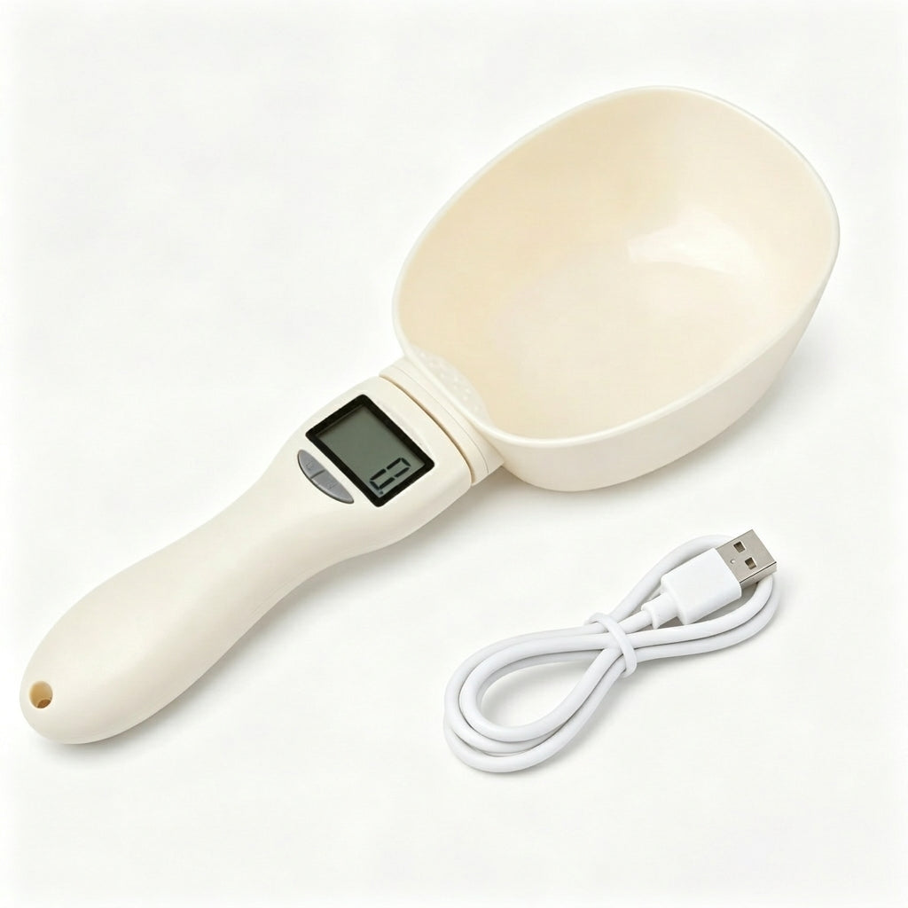 ⚡ 50% OFF Digital Kitchen Scoop Scale – Scoop, Weigh & Pour 🥄