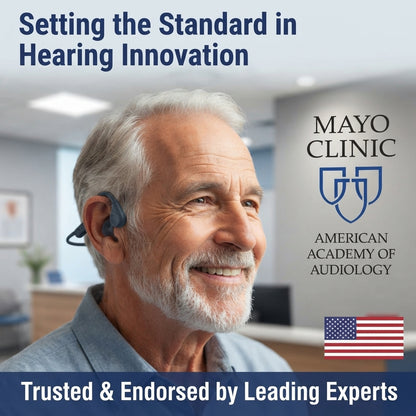 👍Recommended by MAYO CLINIC, tDevelops Newly Launched Smart Bone Conduction Hearing Headphones 👂📡