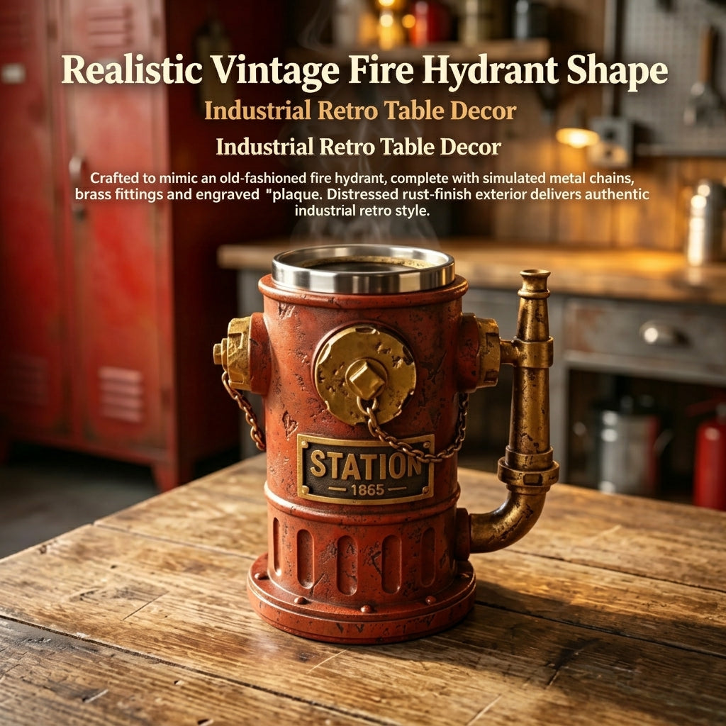 🎉Surprise Him! Unique Fire‑Hydrant‑Shaped Drinking Mug🎁