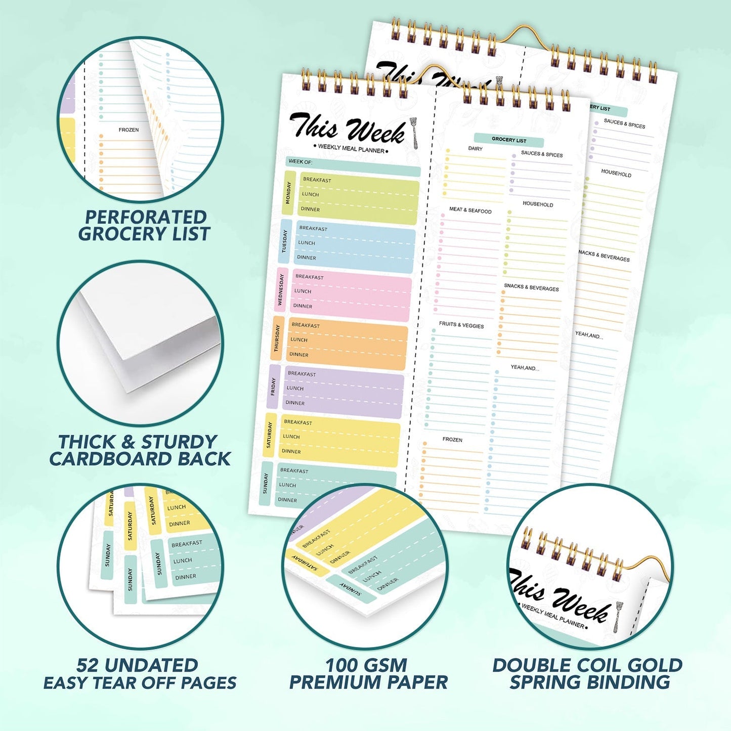 Weekly Food Planning Pad