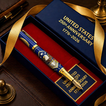 🎁Perfect For Any Patriot 一 USA 250th Anniversary Notebook & Pen Set, 1776-2026 Patriotic Gift