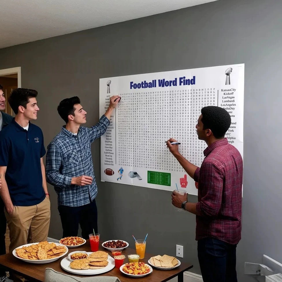 🎉 Jumbo Thanksgiving Word Search Poster(🎉Giant 36"x24" Wall Game)