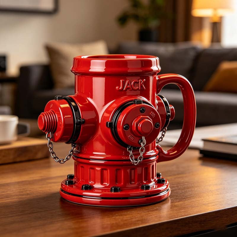 🎉Surprise Him! Unique Fire‑Hydrant‑Shaped Drinking Mug🎁