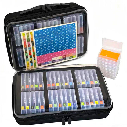 32 Slot Diamond Painting Organized Storage Box Set with Handle Bag