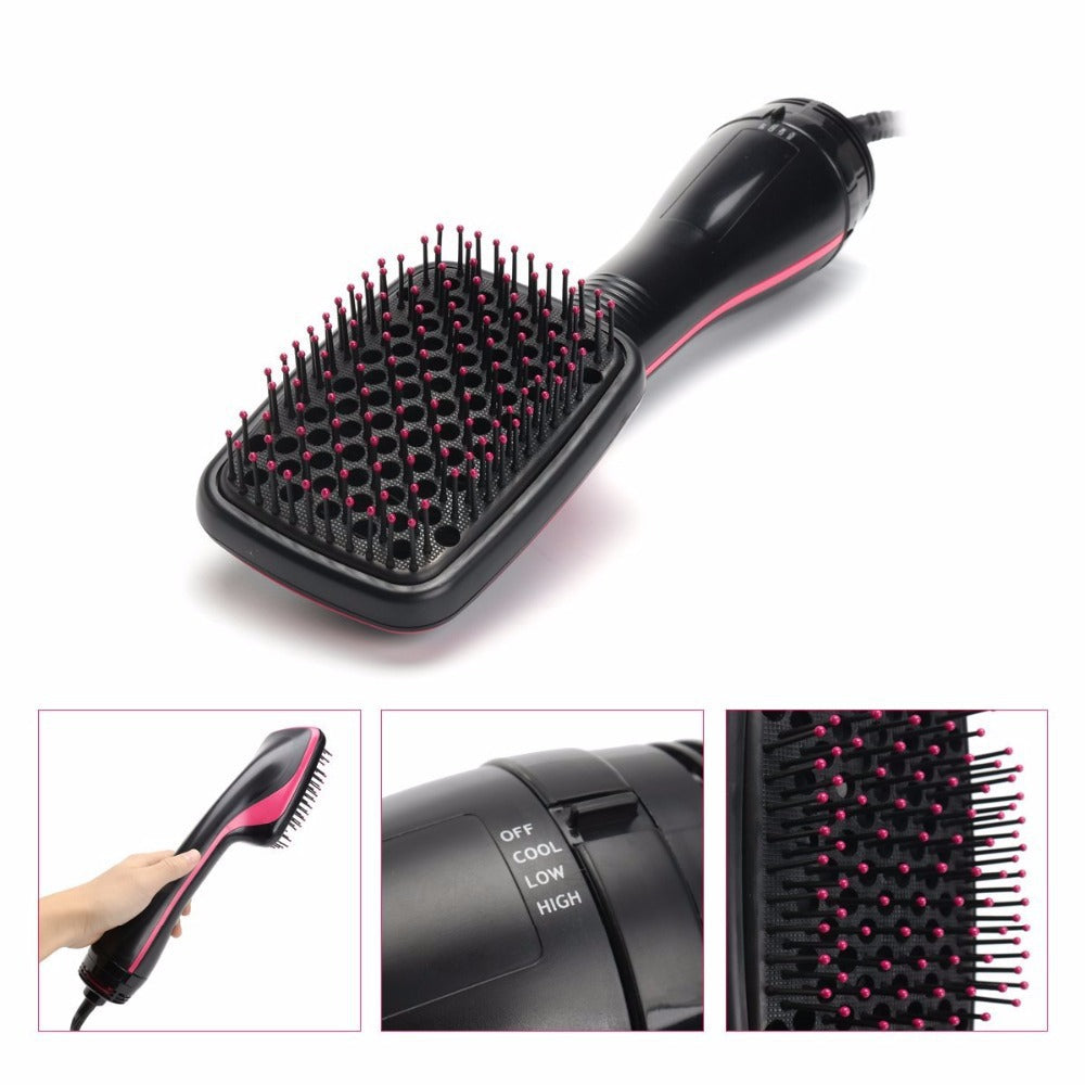 🔥2 in 1 Comfort Comb Design Multifunctional Hair Dryer, Fast Drying Hair Styling Tool, Hairdressing Comb Hot Air Brush, Makeup Products, Hair Straightener Comb