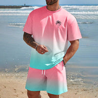 Pink-Green Palm Set