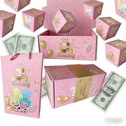 Birthday 20 Bounces Surprise Gift Box with Flying Butterfly Toys