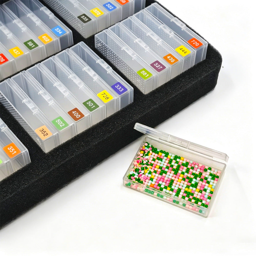 32 Slot Diamond Painting Organized Storage Box Set with Handle Bag