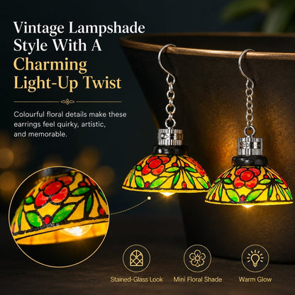 ✨ Whimsical Lamp Shade Earrings