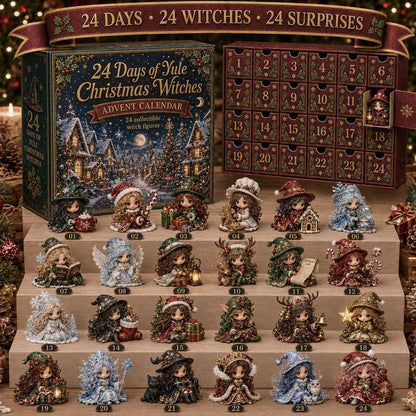 🧙‍♀️ 24 Days of Witchy Magic – 2026 Potion & Spellcraft Advent Calendar with 24 Enchanted Collectible Witch Figurines & Daily Surprises