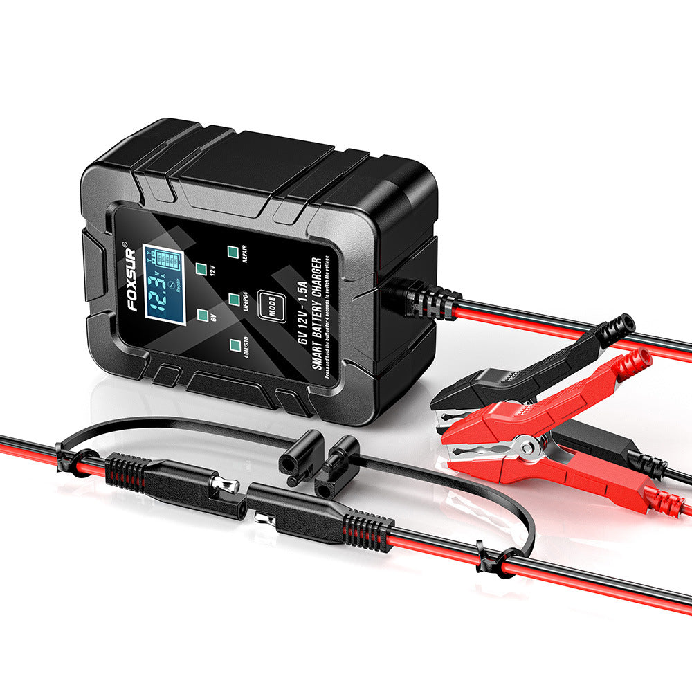 🔥🔥 Father's Day Special:FOXSUR 6V/12V 1.5A Smart Battery Charger