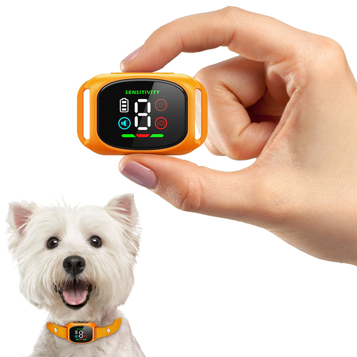 🛡️🐾 Anti Bark Collar – Smart anti‑false triggering filters out other barks. IP67 waterproof & USB rechargeable – worry‑free training anywhere! 💦✅