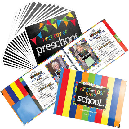 📚 School Days Memory Book – Simple & Stylish Keepsake Album, 2 Styles Available