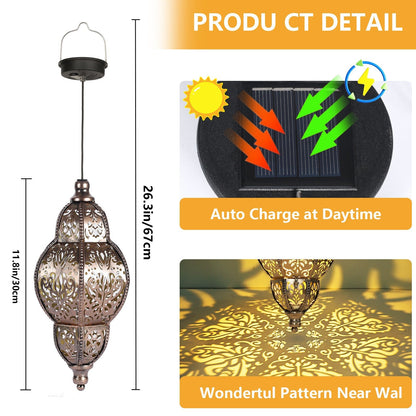 Luxury Baroque Moroccan Style Hollow Projection Lantern