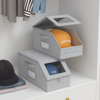 Multifunctional Foldable Dust Hat Storage Box