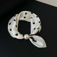White polka dots