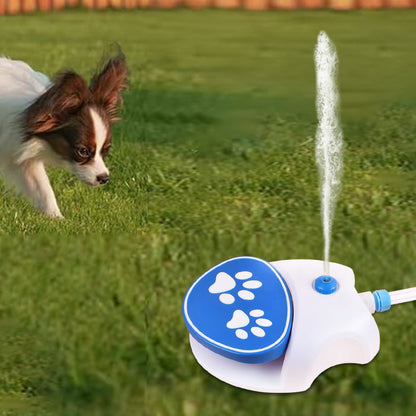 Outdoor Dog Water Fountain, Step On Foot Activated Dog Water Dispenser