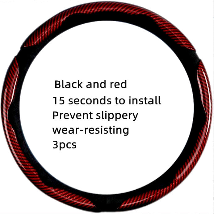 Non-Slip Car Steering Wheel Cover for 15 Inch Wheels