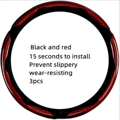 Non-Slip Car Steering Wheel Cover for 15 Inch Wheels