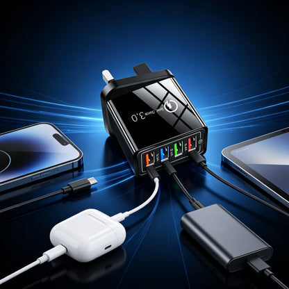 ⚡ One Charger. Four Devices. Zero Waiting.